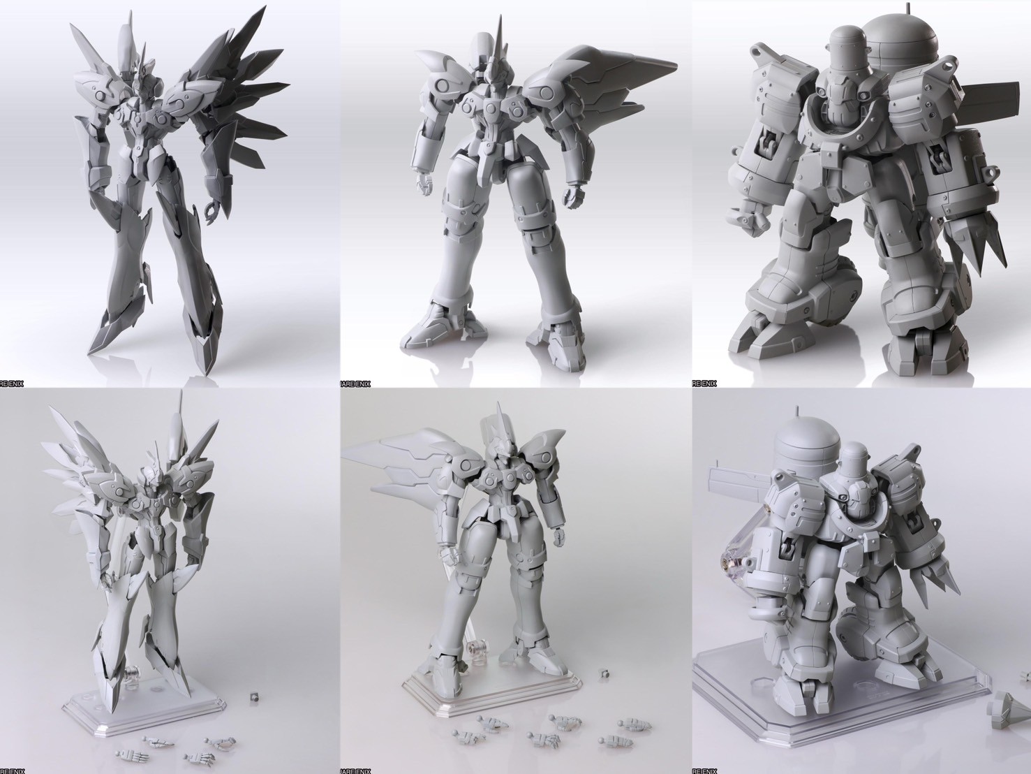 Pre-order : 1/144 Xenogears Structure Arts Plastic Model Kit Series Vol.3 All 3 Types Box by Square Enix