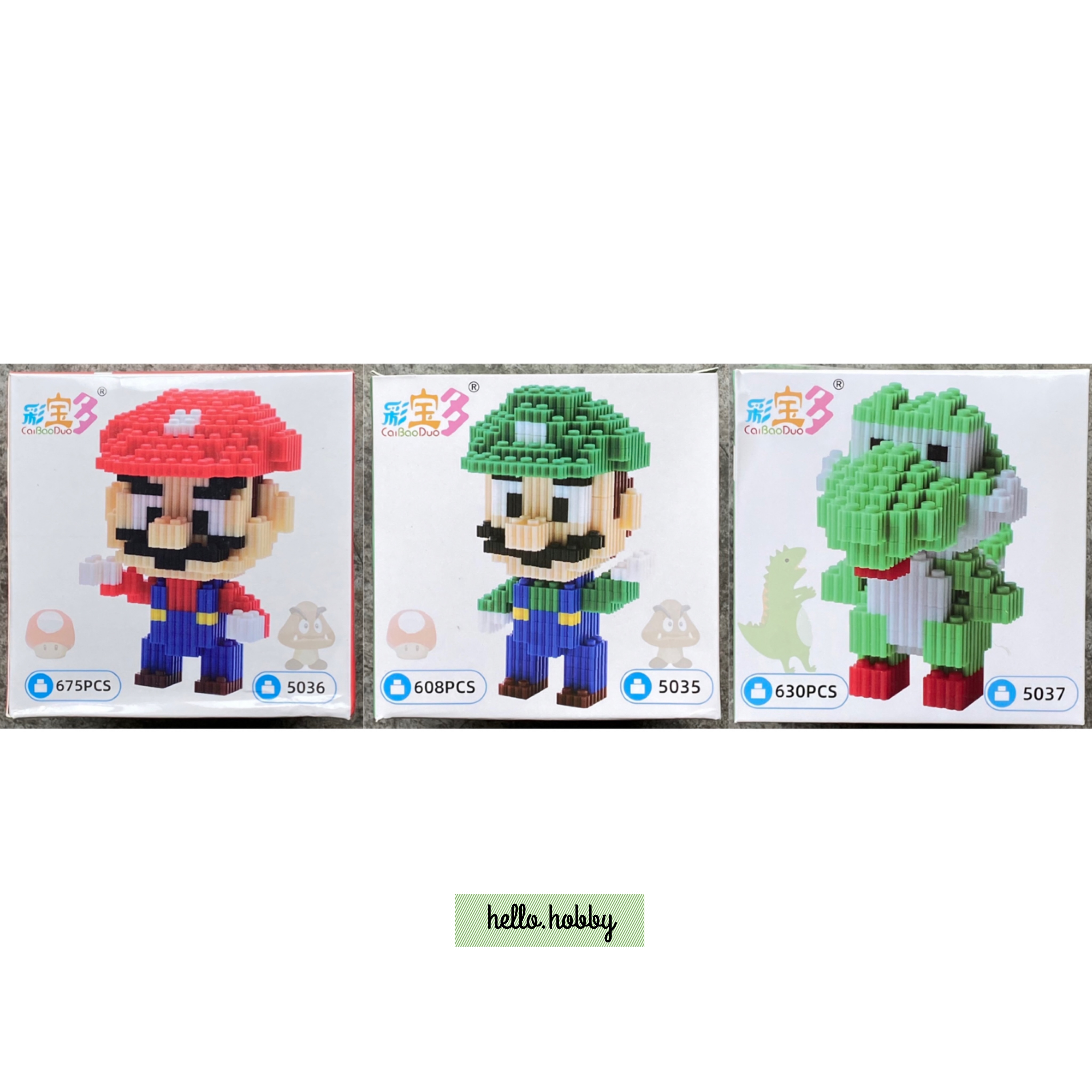 Caibaoduo 5035-5037 Super Mario