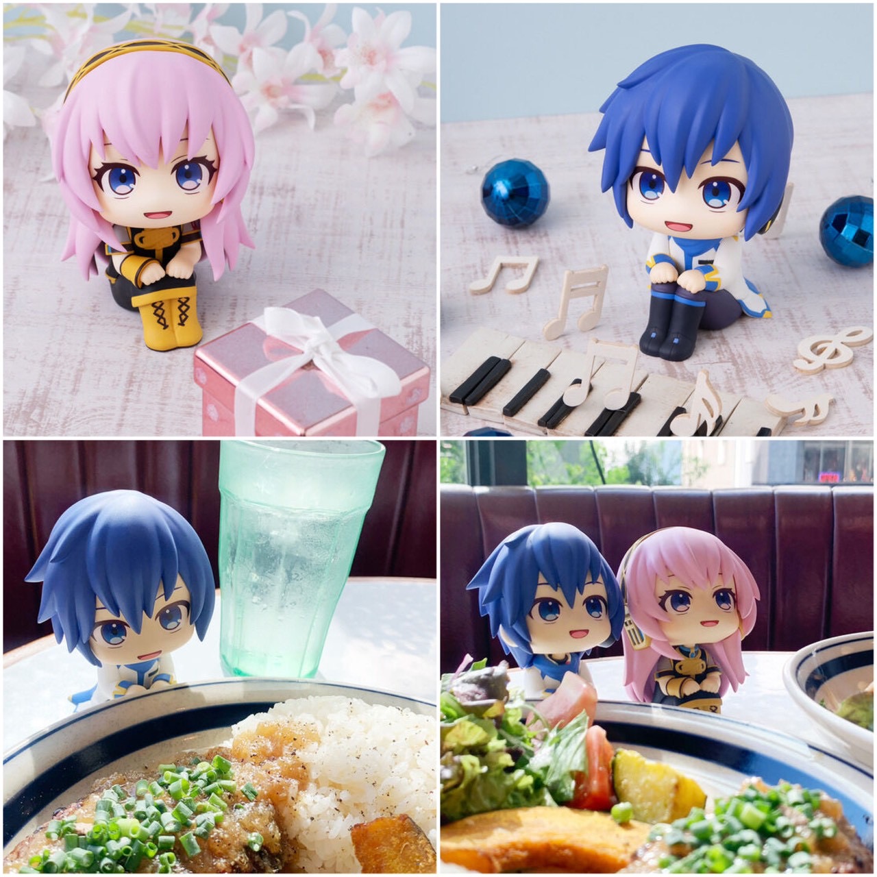 PRE-ORDER : Rukappu Megurine Luka & KAITO Set (Includes Limited Edition Cushion)