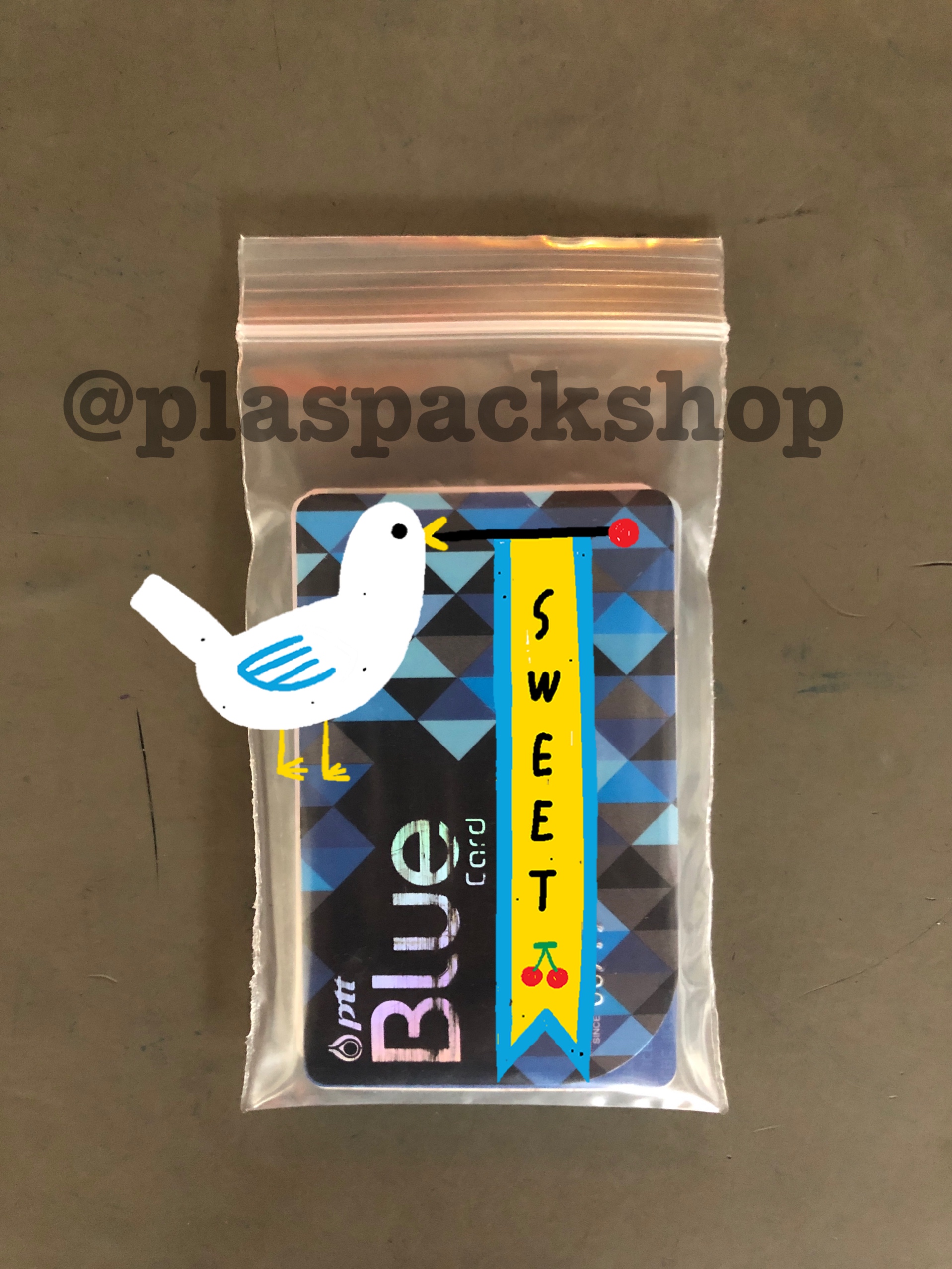 ถุงซิป PE หนา 6 x 12cm (ถุงซิปใส่นามบัตร)