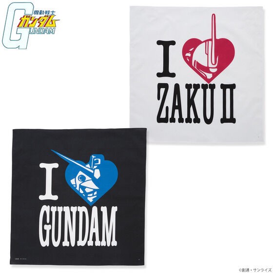 PRE-ORDER : Mobile Suit Gundam I LOVE MOBILE SUIT Bandana