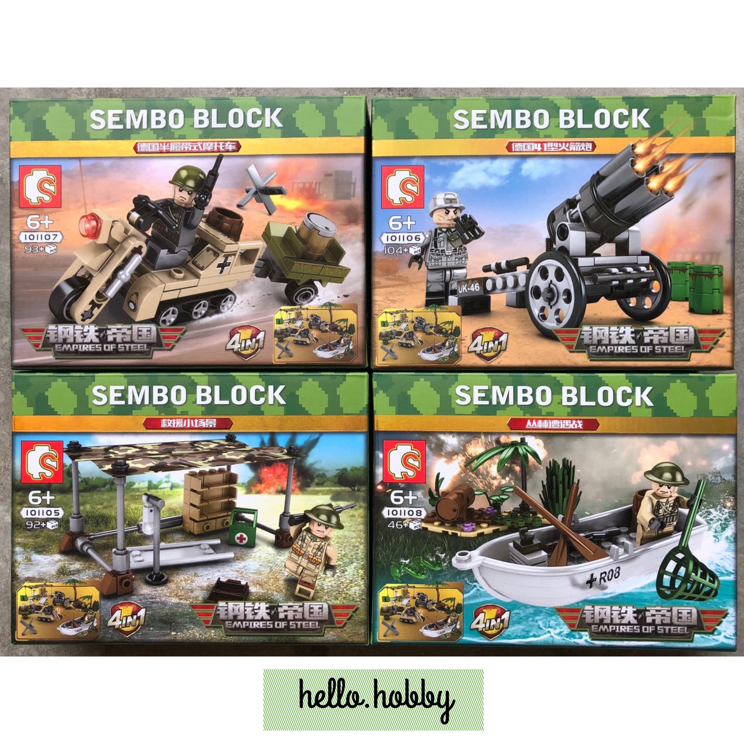 Sembo 101105-101108 Military