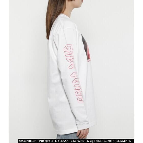 PRE-ORDER : Code Geass R4G Long Sleeve T-shirt Lelouch Pattern