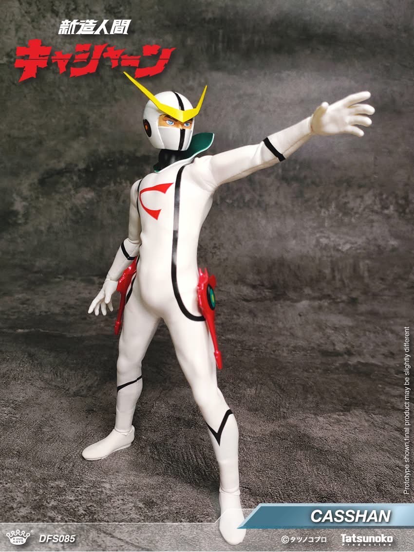 Pre-order : Casshan: Robot Hunter Casshan / Robot Hunter Friender Diecast Action Figure by King Arts