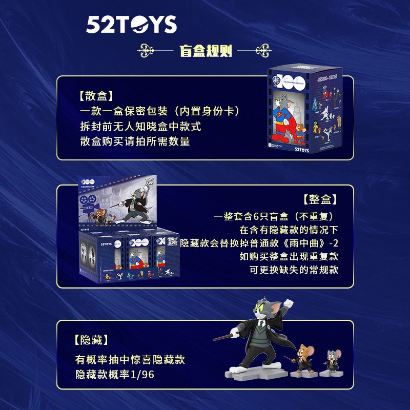 Tom & Jerry x Warner Bros. 100th Anniversary Series by 52Toys