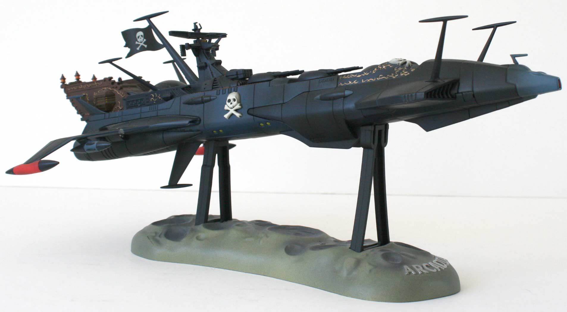 SGM-20 Space Pirate Captain Harlock Arcadia Blue Color by Aoshima