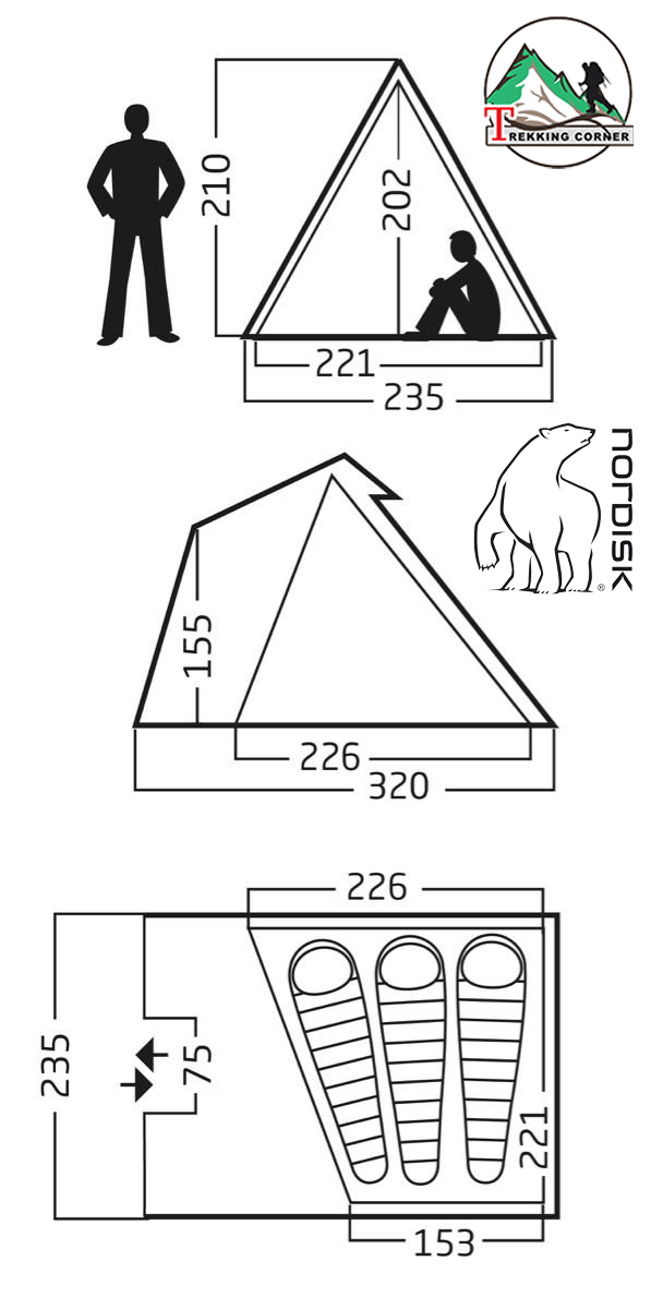เต็นท์ Nordisk Thrymheim 3 PU