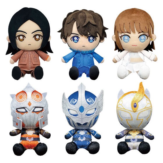 PRE-ORDER : Avataro Sentai Donbrothers Sentai Hero Plush Toy Series Brain Person 6 Body Set