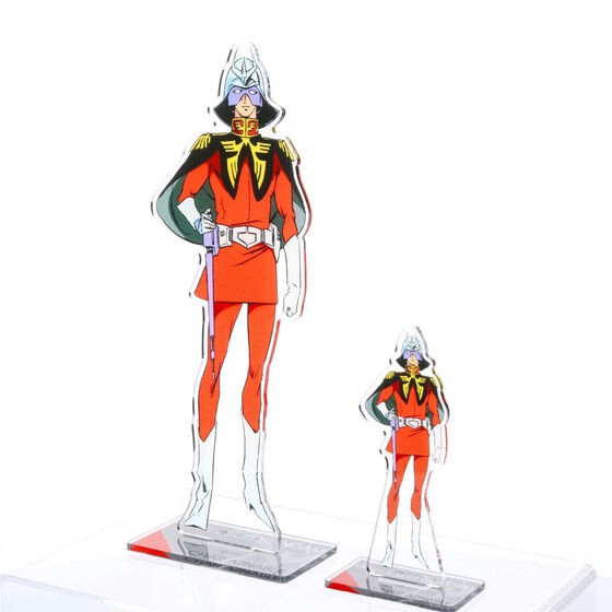 PRE-ORDER : Mobile Suit Gundam Acrylic Stand Amuro Ray / Char Aznable