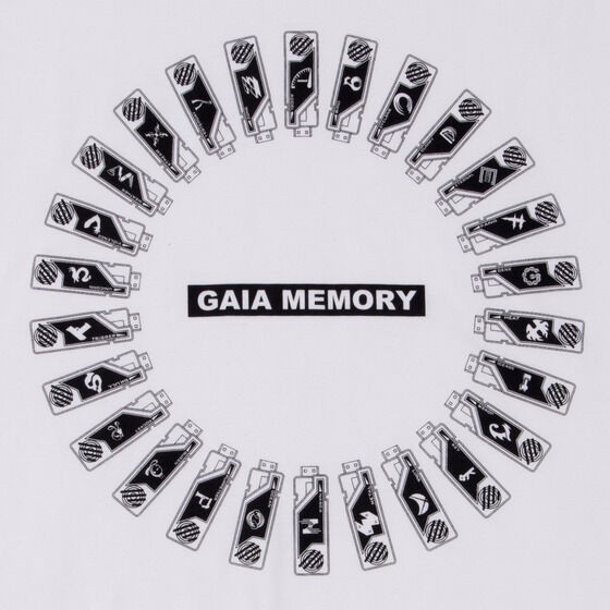PRE-ORDER : Kamen Rider W Gaia Memory T-shirt