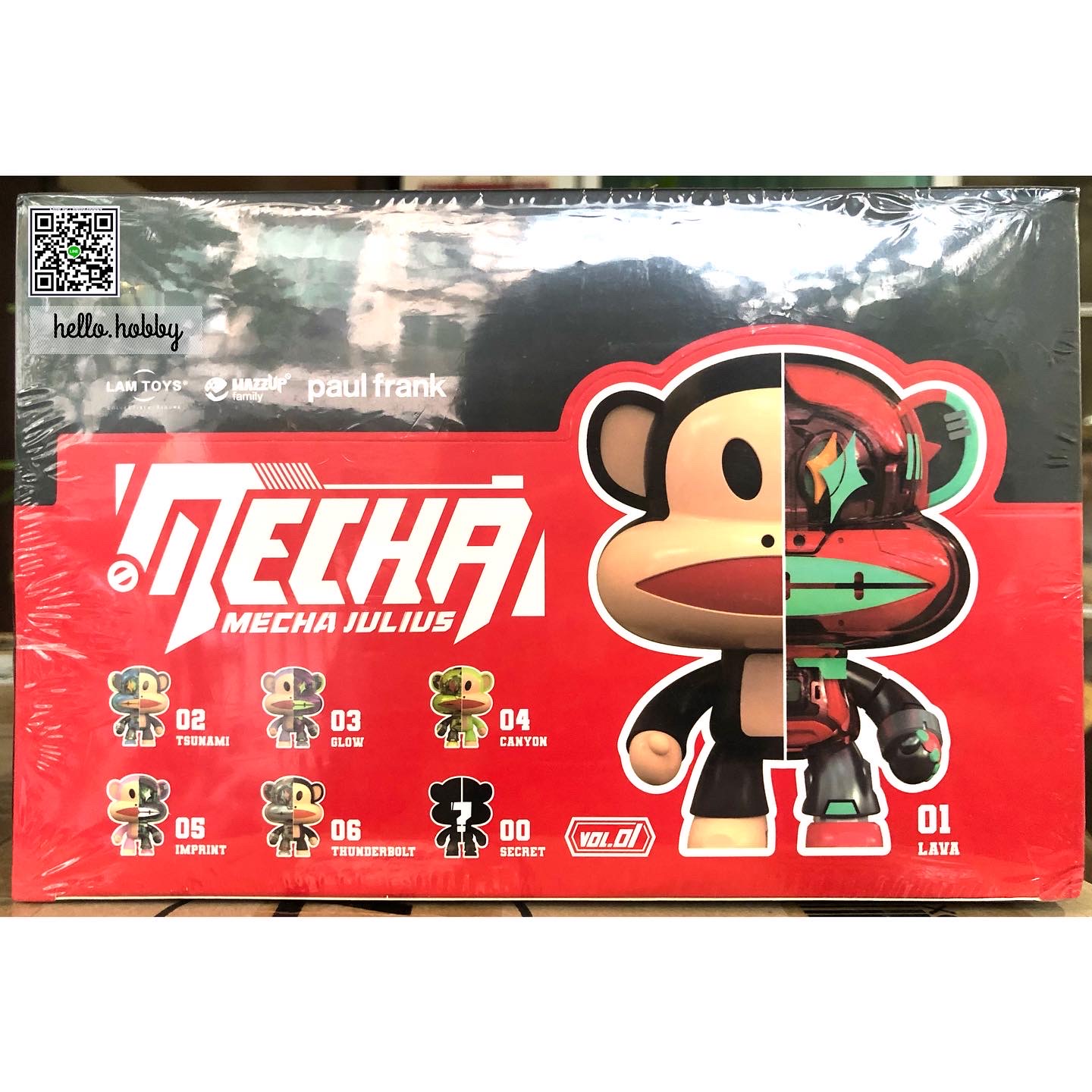 Blind Box - Mecha Julius Paul Frank Collection by Lamtoys (6+1secret)