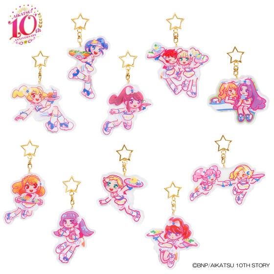 PRE-ORDER : AIKATSU! Space Cafe Acrylic Keychain
