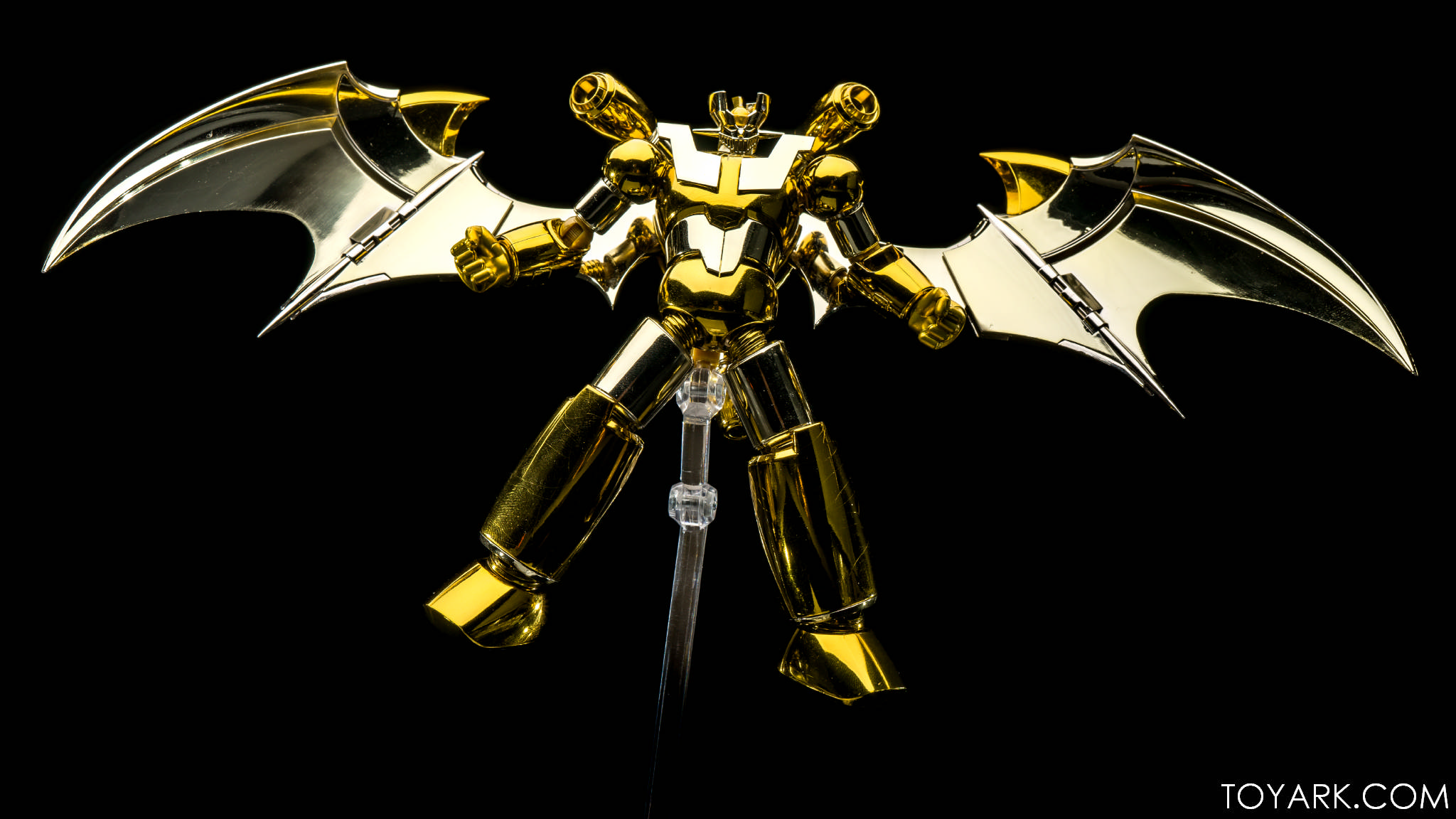 Super Robot Chogokin Shin Mazinger Z Gold Ver. Tamashii Nations 10th Anniversary World Tour Exclusive by Bandai