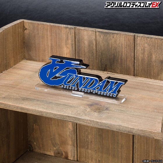 PRE-ORDER : Acrylic Logo Display EX ∀ Gundam (Large) / English