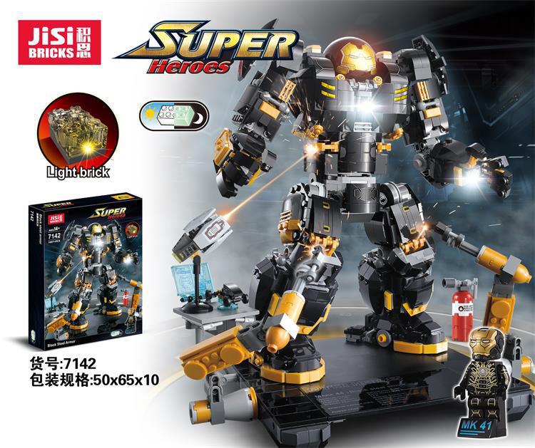 Jisi 7142 Iron Man The Hulkbuster: Ultron Edition 1697pcs