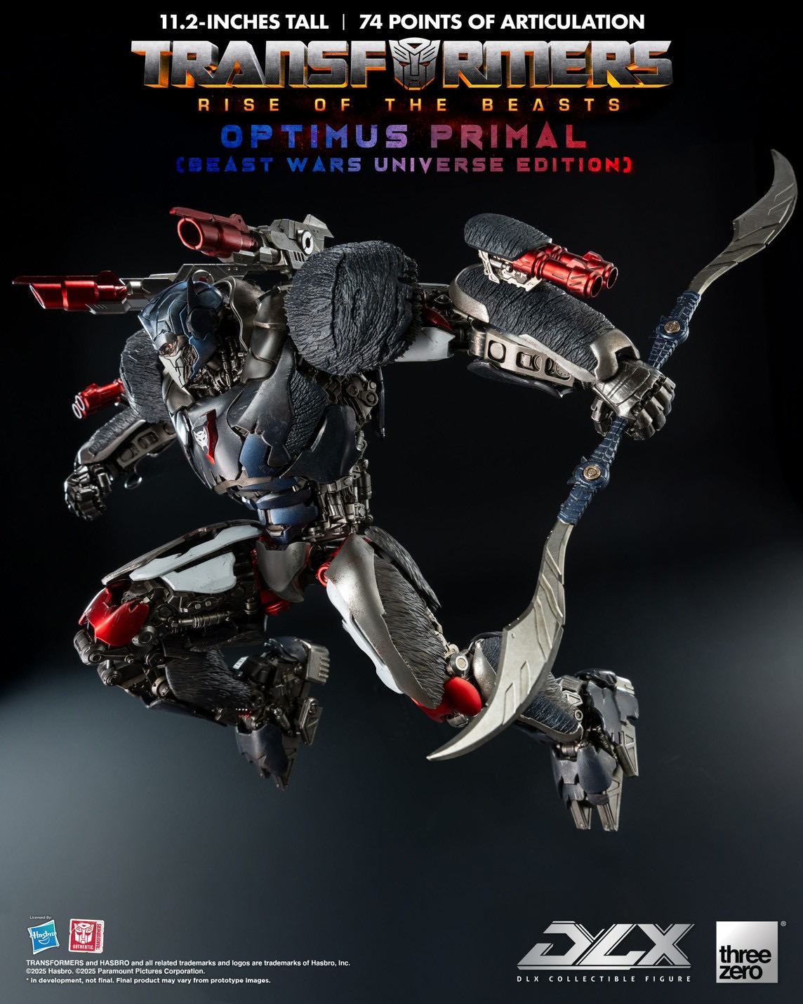 Pre-order : Transformers: Rise of the Beasts DLX Optimus Primal (Beast Wars Universe Edition) (Standard Ver.) by Threezero