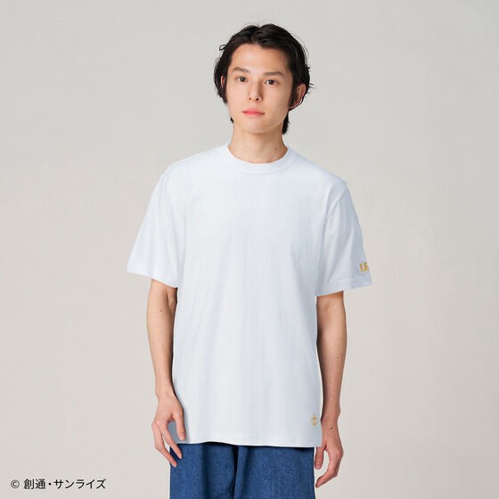 PRE-ORDER : Mobile Suit Gundam Mark Basic Line Embroidery T-shirt