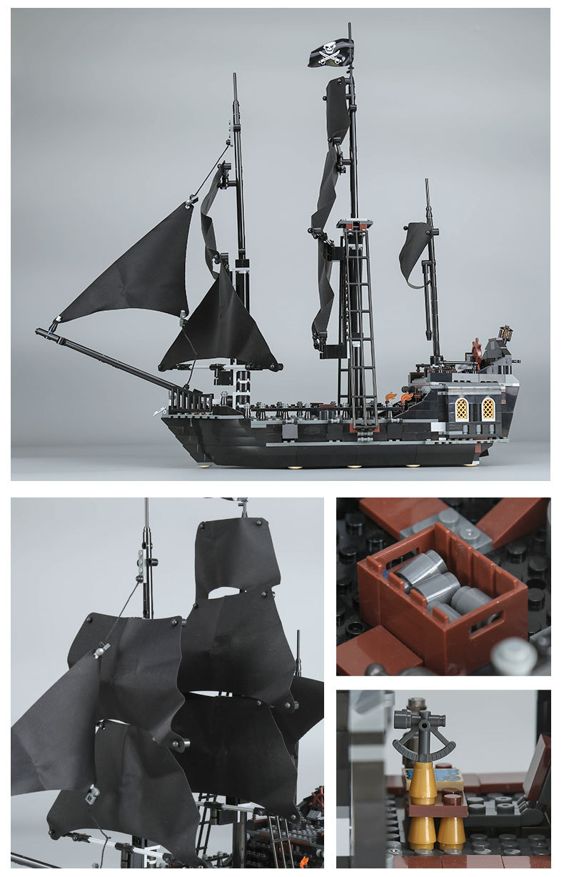 Lion King 180045 Pirates of the Carribbeans The Black Pearl 808pcs