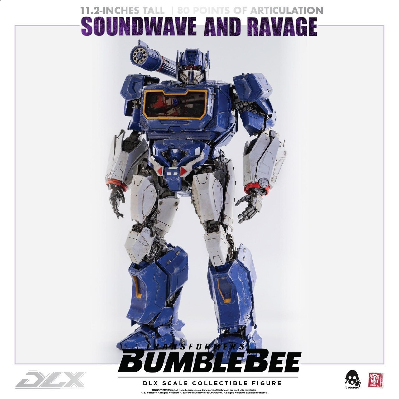 Pre-order : Transformers BUMBLEBEE DLX Soundwave and Ravage by ThreeZero (Reissue)