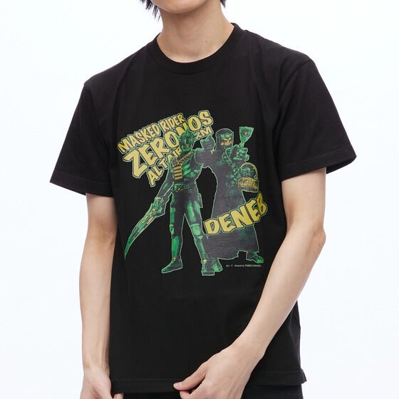 PRE-ORDER : Yoshihito Sugahara x Kamen Rider Den-O Kamen Rider Zeronos & Deneb Pattern T-shirt