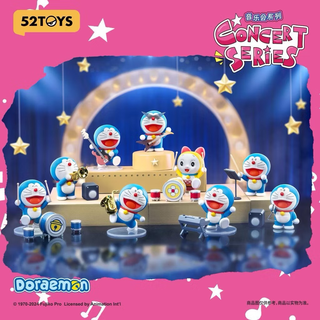 โมเดล โดราเอม่อน ได้ 1 ตัว | Doraemon Concert Series by 52TOYS