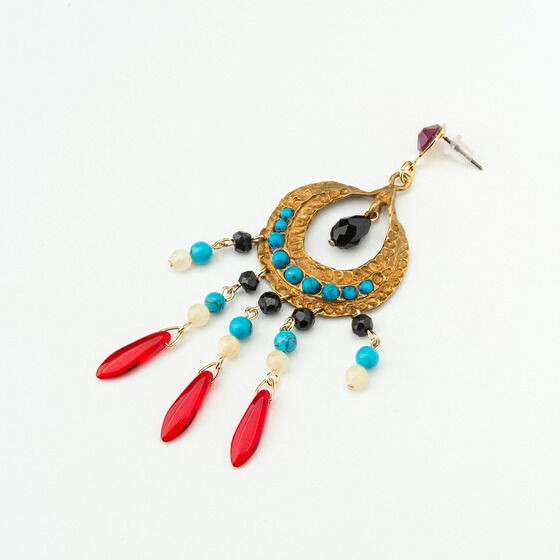 PRE-ORDER : Ohsama Sentai King-Ohger Jeremie Brasieri Earrings / Pierce (One ear)