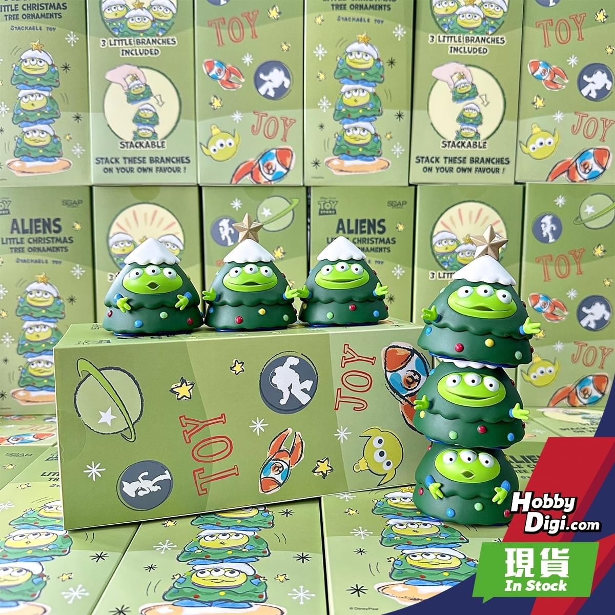 Toy Story - Aliens Little Christmas Tree Ornaments - Stackable Toy by Soap Studio