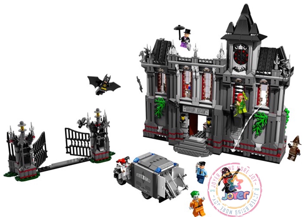 Decool 7124 Super Heroes Arkham Asylum Breakout 1619pcs
