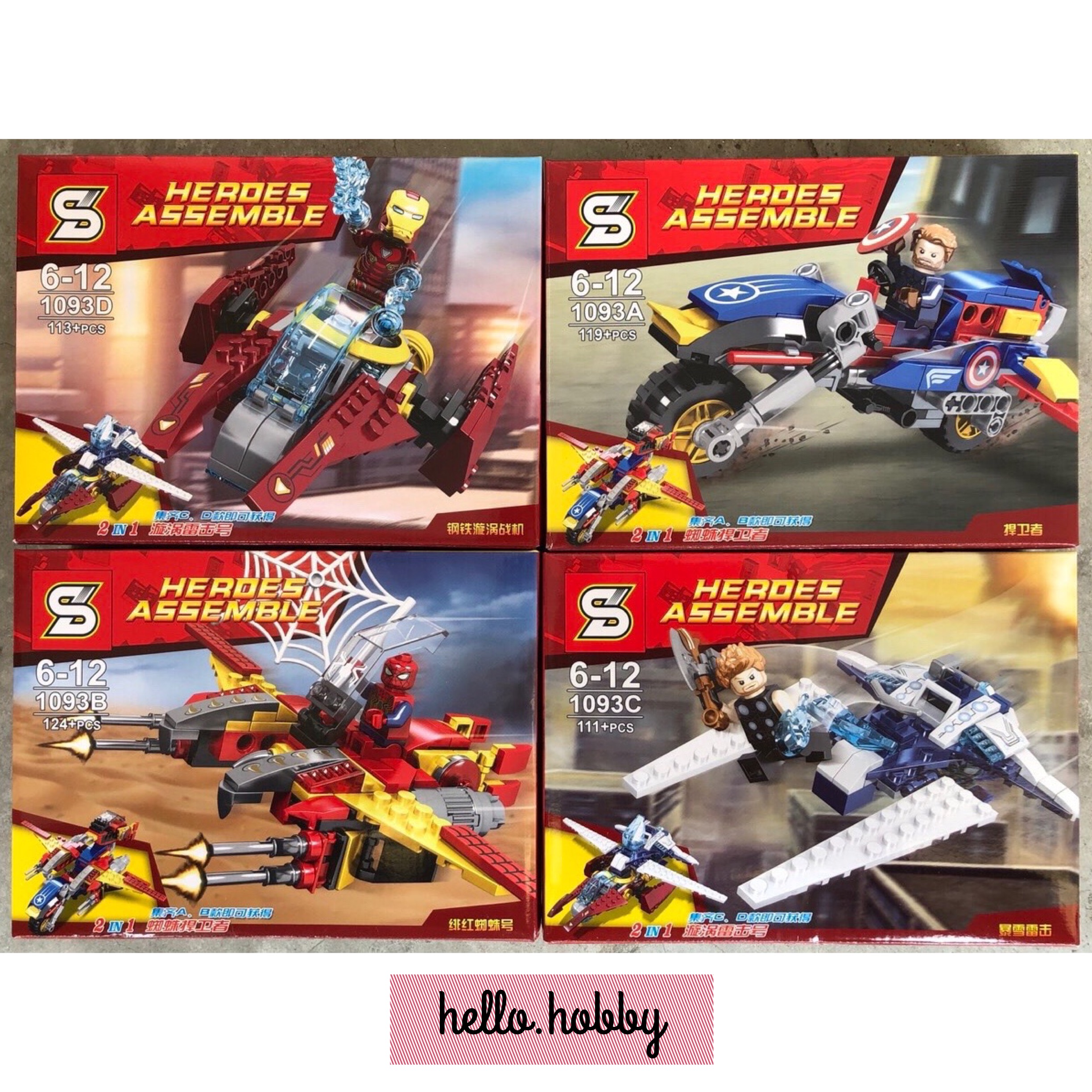 SY 1093 A-D Super Hero