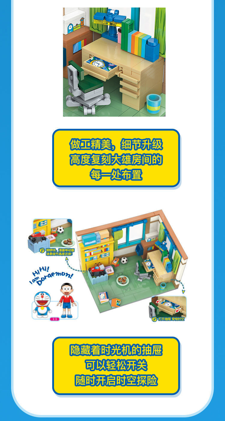 Keeppley K 20402 Doraemon Nobita’s Room