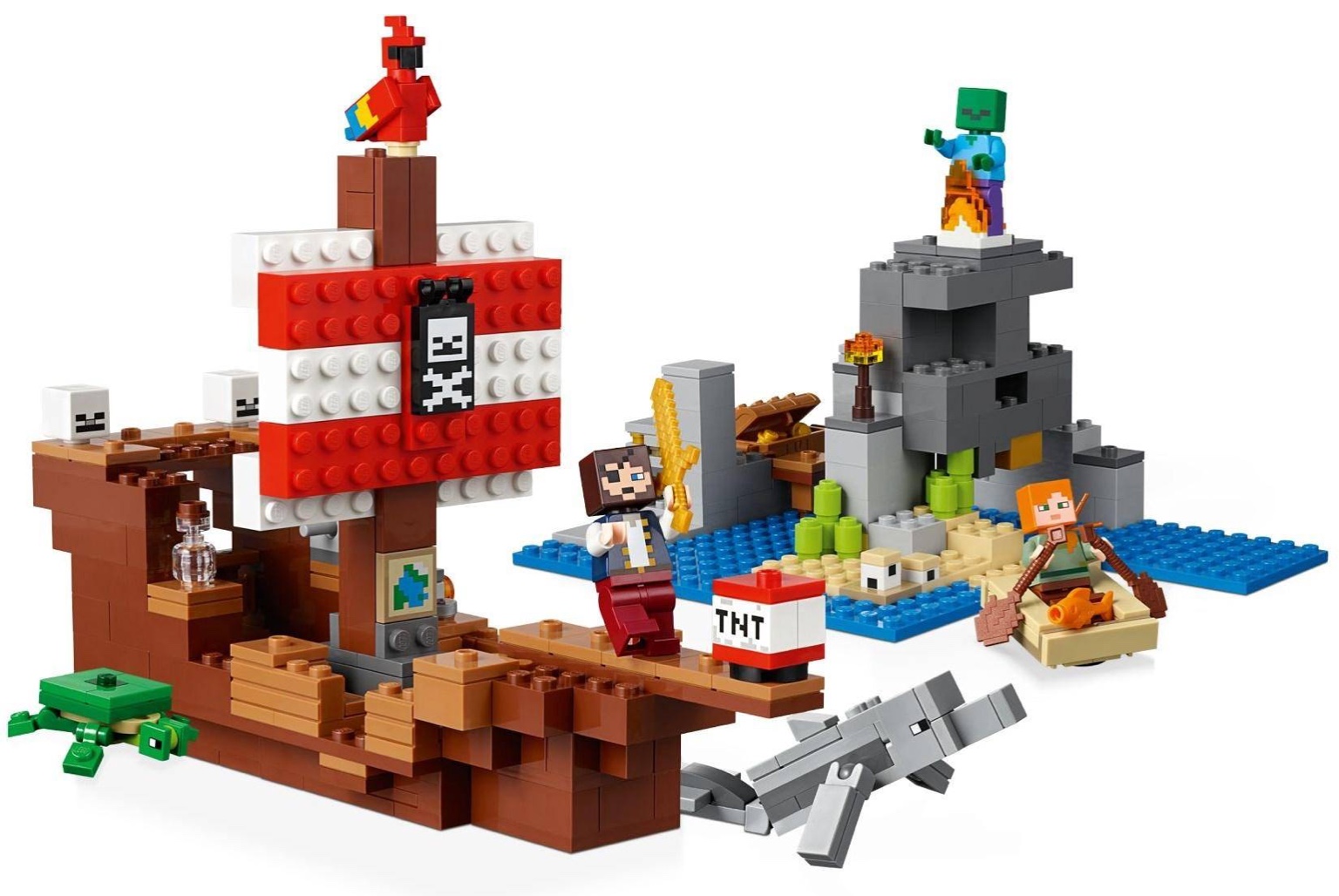 SY 1270 Minecraft The Pirate Ship Adventure 417pcs