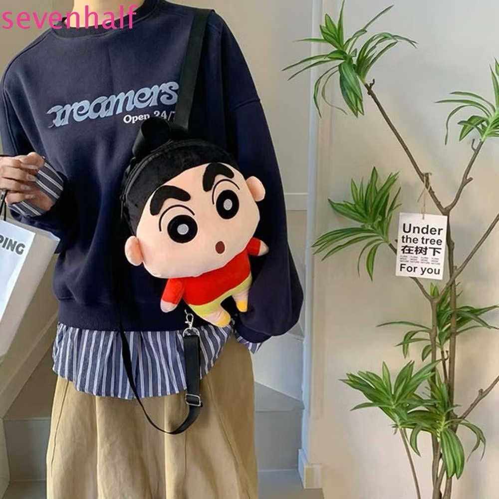 กระเป๋าเป้ตุ๊กตาชินจังลิขสิทธิ์แท้ Crayon Shinchan Doll Backpack by Youmai