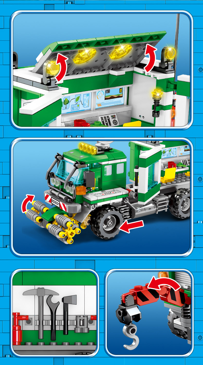 Sembo Block - 603031 Rescue Team 528pcs