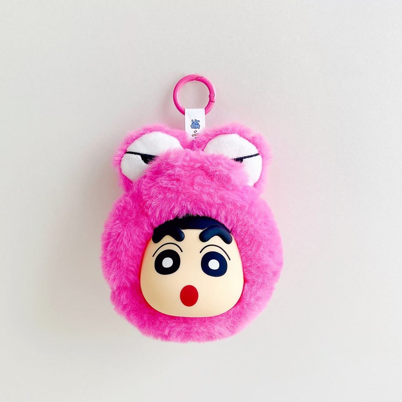 พวงกุญแจ ชินจัง ลิขสิทธิ์แท้ Crayon Shinchan Doll Buckle Animal Costume Plush Keychain by Futabasha