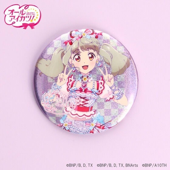 PRE-ORDER : Big Hologram Badge All Aikatsu! Collection