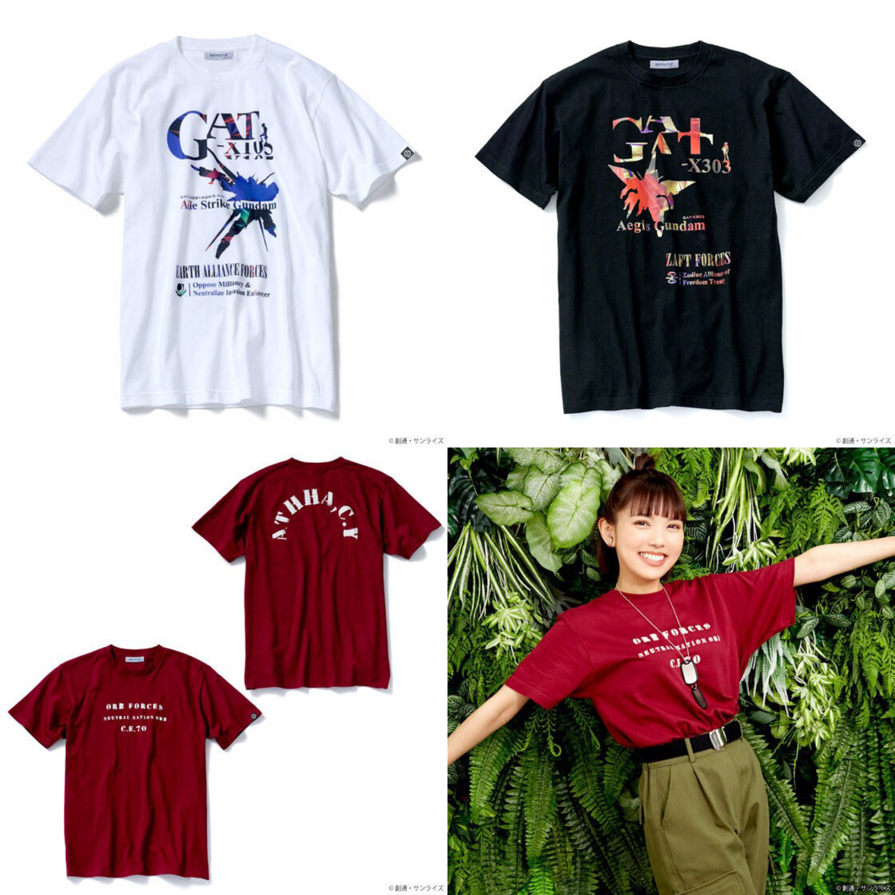 PRE-ORDER : STRICT-G "Mobile Suit Gundam SEED" T-shirt