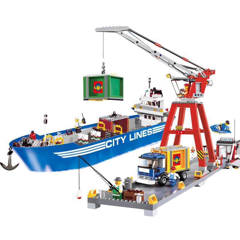 Lepin 02034 Cargo Port 695pcs