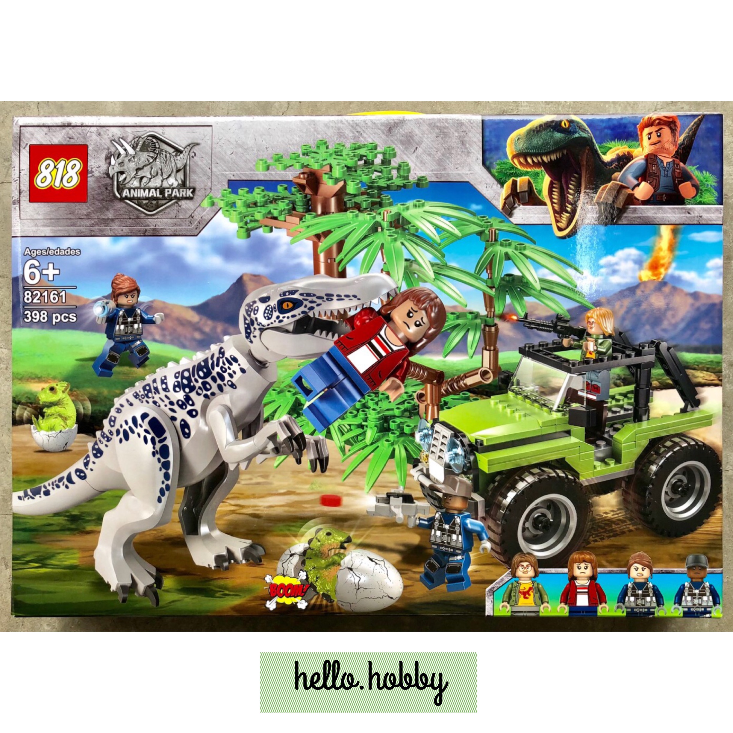 818 82161 Dinosaur 398pcs818 82161 Dinosaur 398pcs