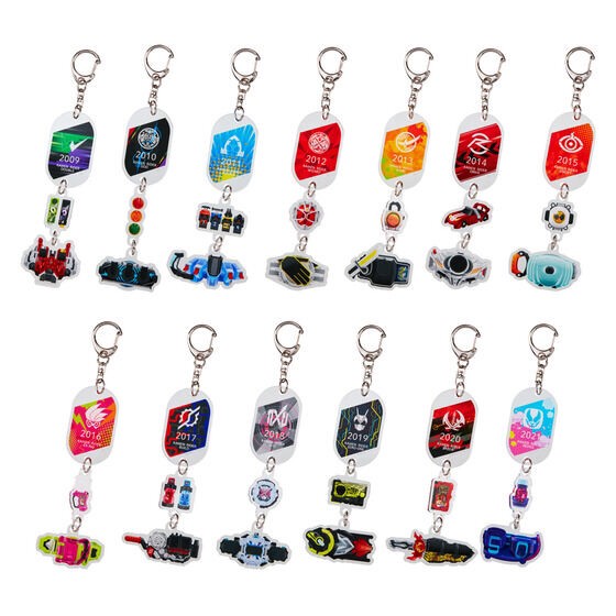 PRE-ORDER : [Hapikuro!] Kamen Rider Series Triple Acrylic Keychain (13 types in total) (Random)