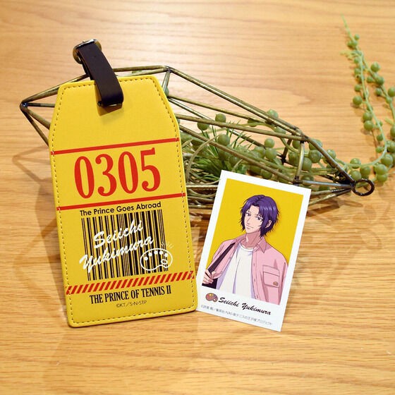 PRE-ORDER : New Prince of Tennis The Prince Goes Abroad Luggage Tag with Illustration Sheet