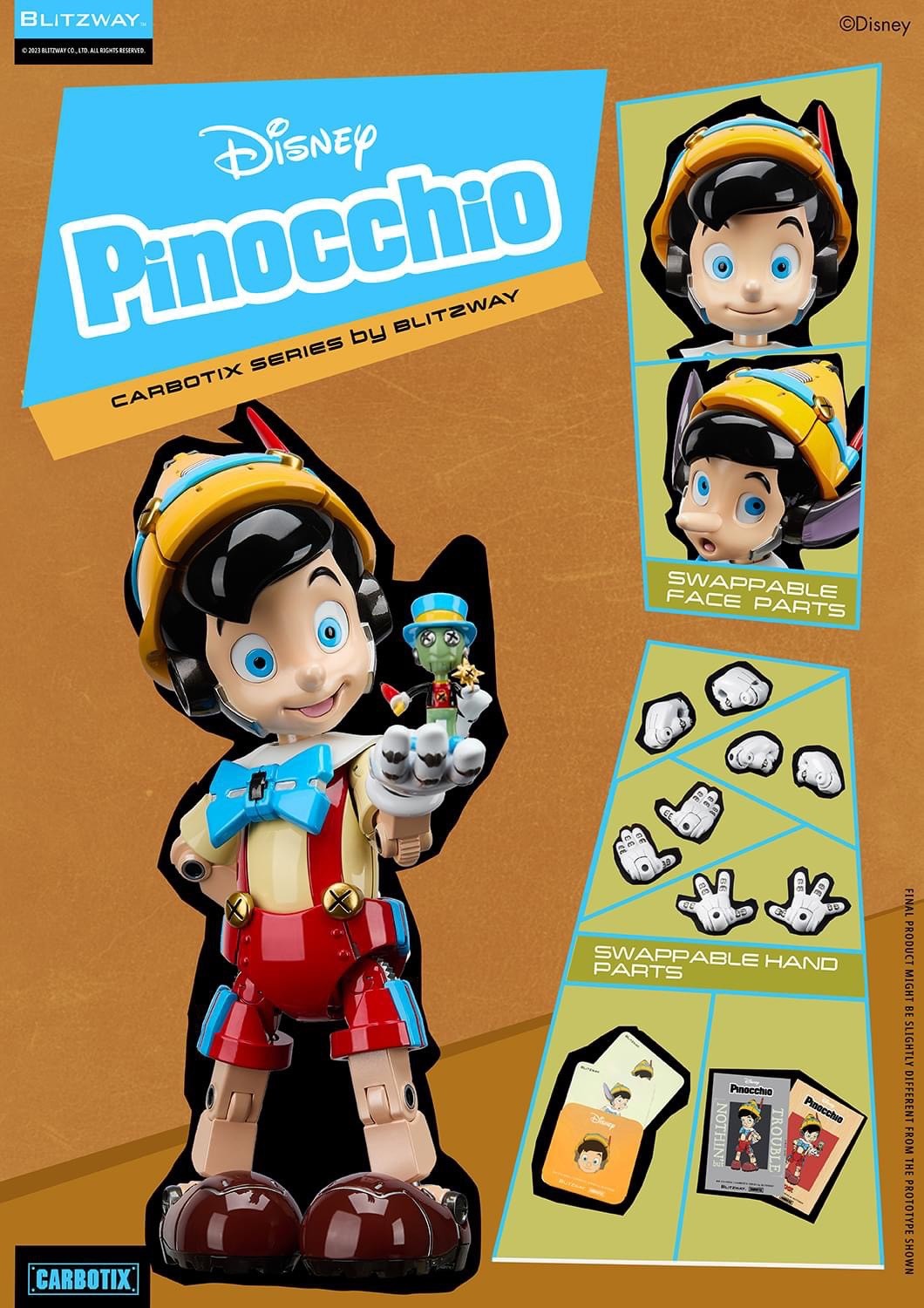 CARBOTIX - Disney Characters Series - Pinocchio by Blitzway x 5Pro Studio