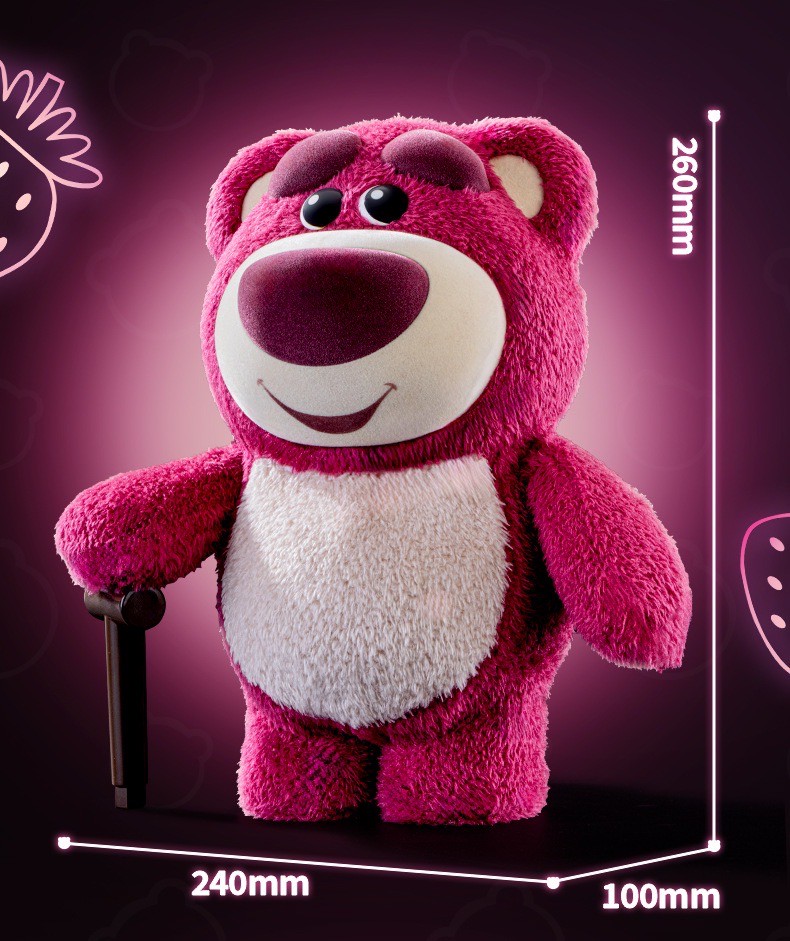 กระปุกออมสิน ลิขสิทธิ์แท้ Disney - Toy Story - Lotso Strawberry Bear Piggy Bank