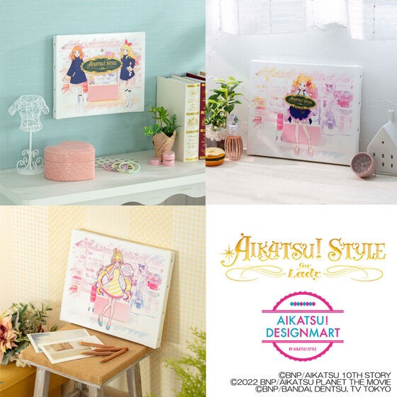 PRE-ORDER : AIKATSU! STYLE for Lady & Aikatsu! Design Mart Canvas Art