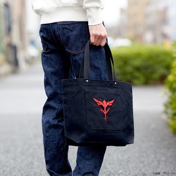 PRE-ORDER : STRICT-G JAPAN Shinzaburo Ichizawa Canvas "Mobile Suit Gundam: Char's Counterattack" Tote Bag