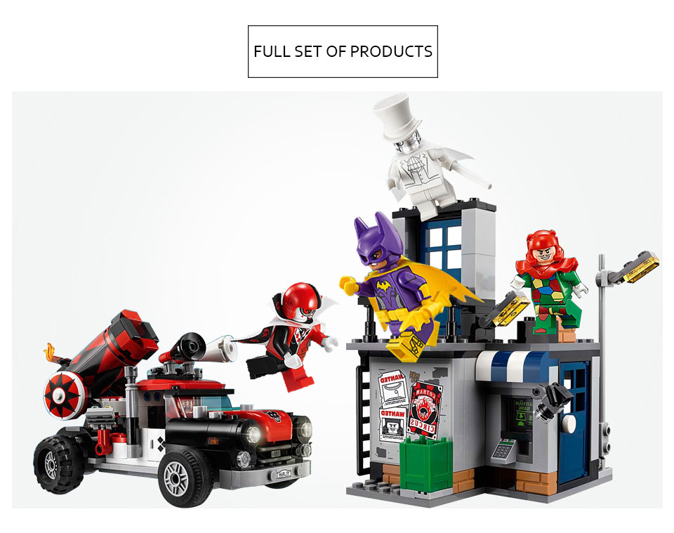 Lepin 07097 Batman Harley Quinn™ Cannonball Attack 476pcs
