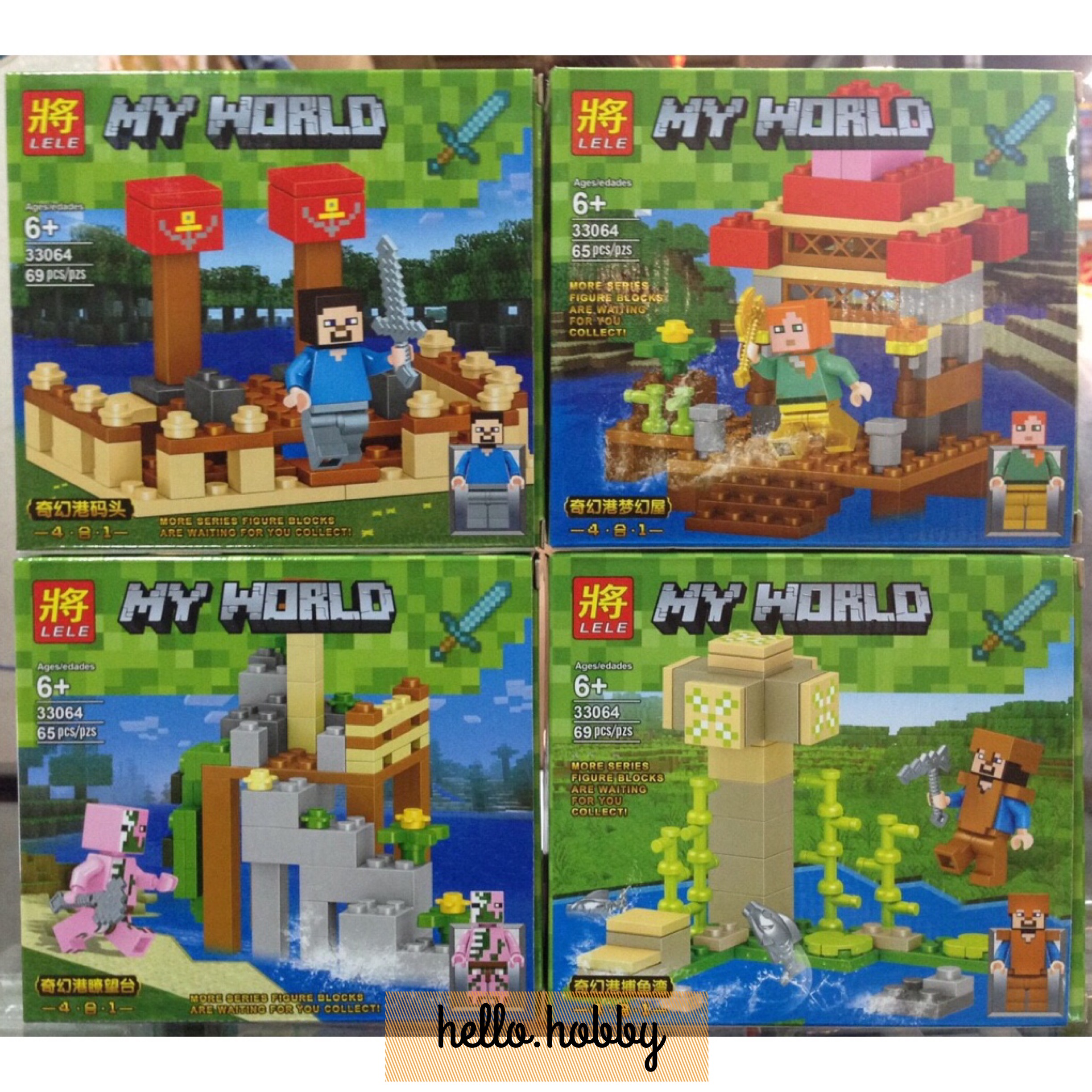 Lele 33064 Minecraft 4 in 1