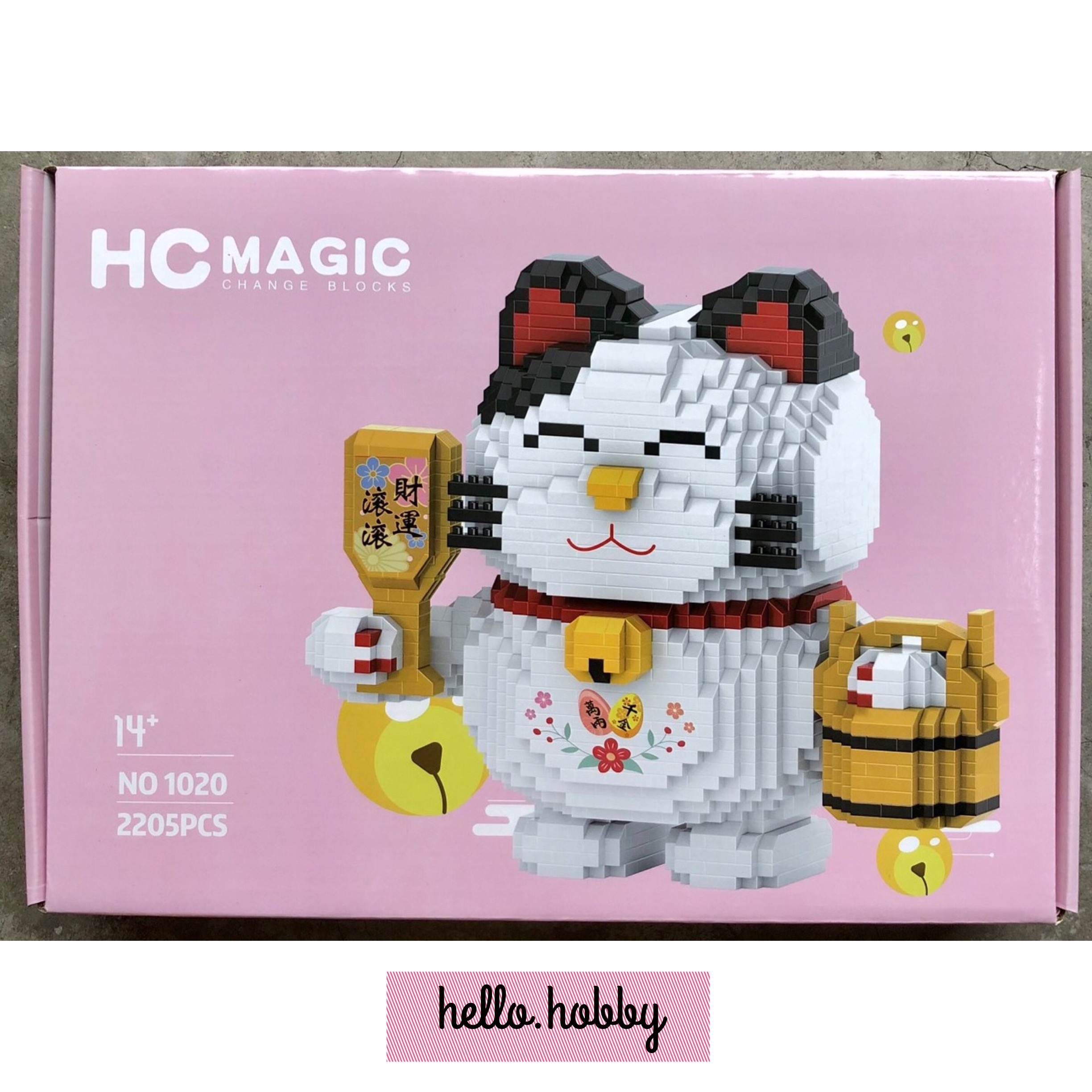 HC Magic 1020 Maneki Neko Lucky Cat 2205pcs