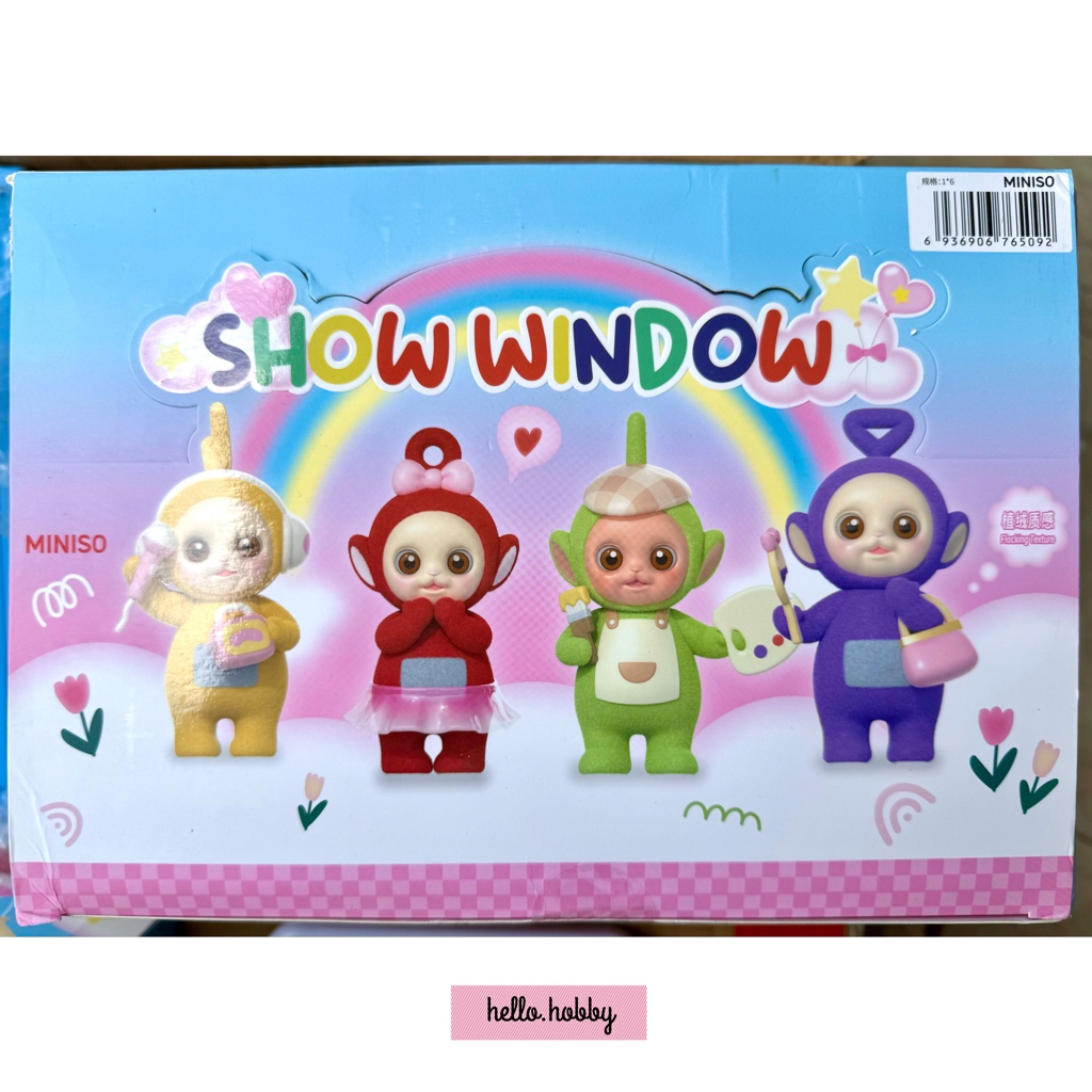 โมเดล ได้ 1 ตัว | Teletubbies - Show Window Series by Miniso (มีไฟ)
