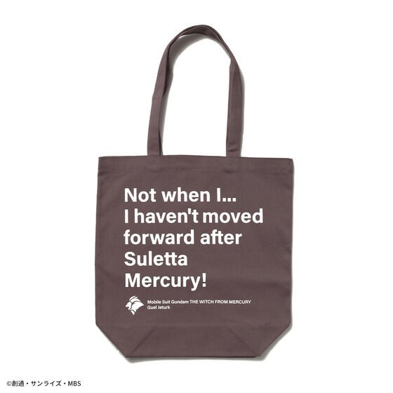PRE-ORDER : STRICT-G "Mobile Suit Gundam The Witch from Mercury" Famous Lines Tote Bag