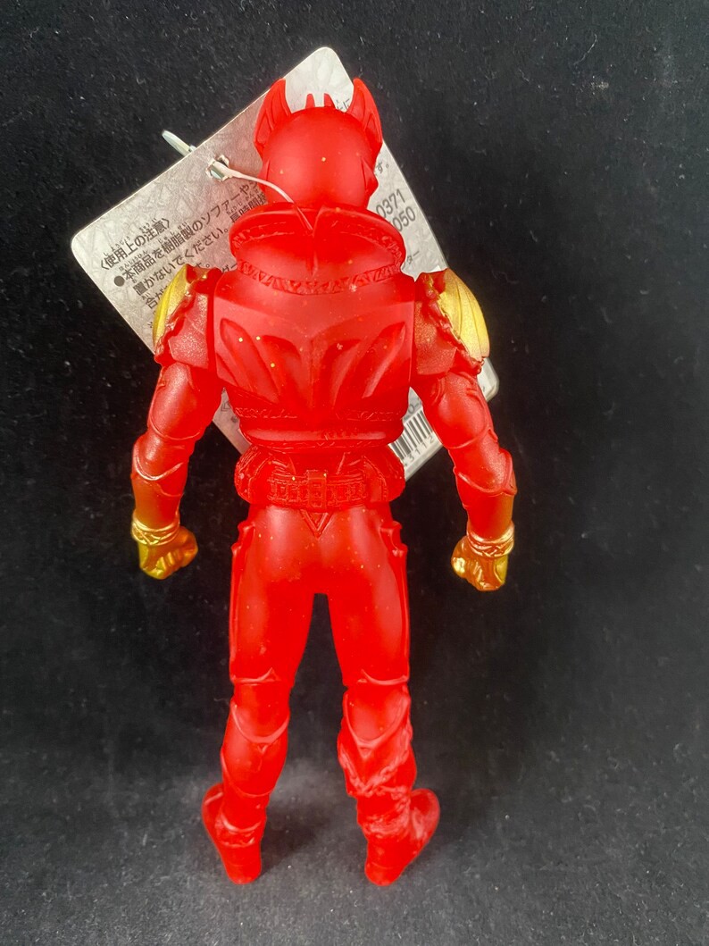 *Limited* Rider Hero Series Kamen Rider Kiva Special Red Color Edition Puri! Kiva! Go Summer Character Festival 2008 Soft Vinyl Figure by Bandai